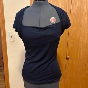 Rachel Pally Dark Blue Short Sleeve Top